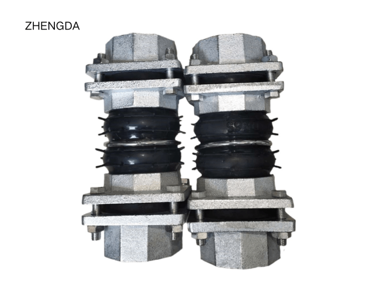 Dual-Sphere-Rubber-Expansion-Joint-Threaded-End