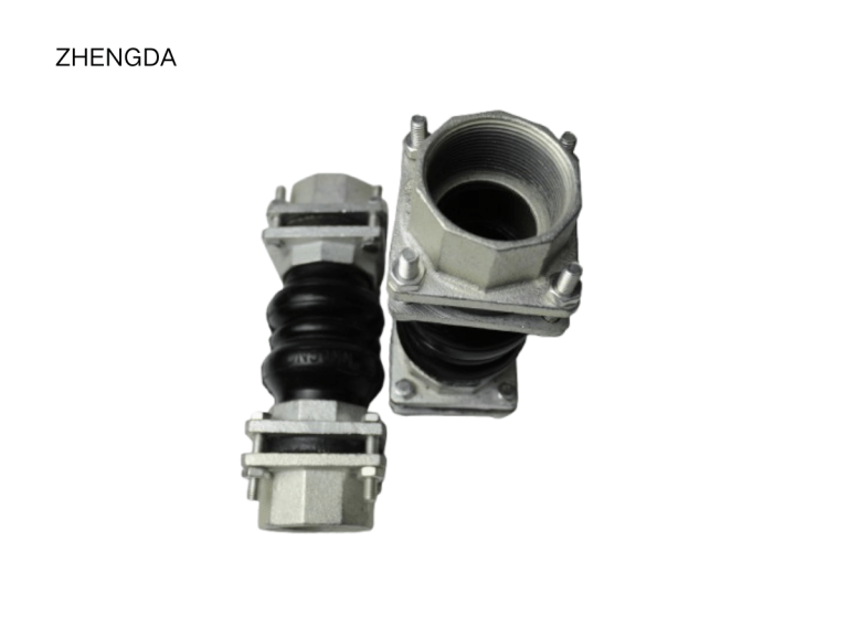 Rubber-Expansion-Joint-with-Metal-Thread-End