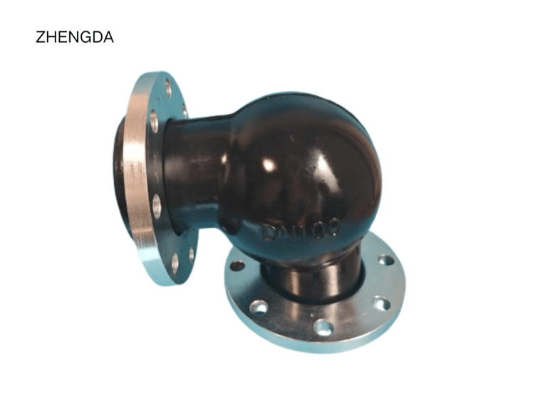 rubber-elbow-connector-with-flange